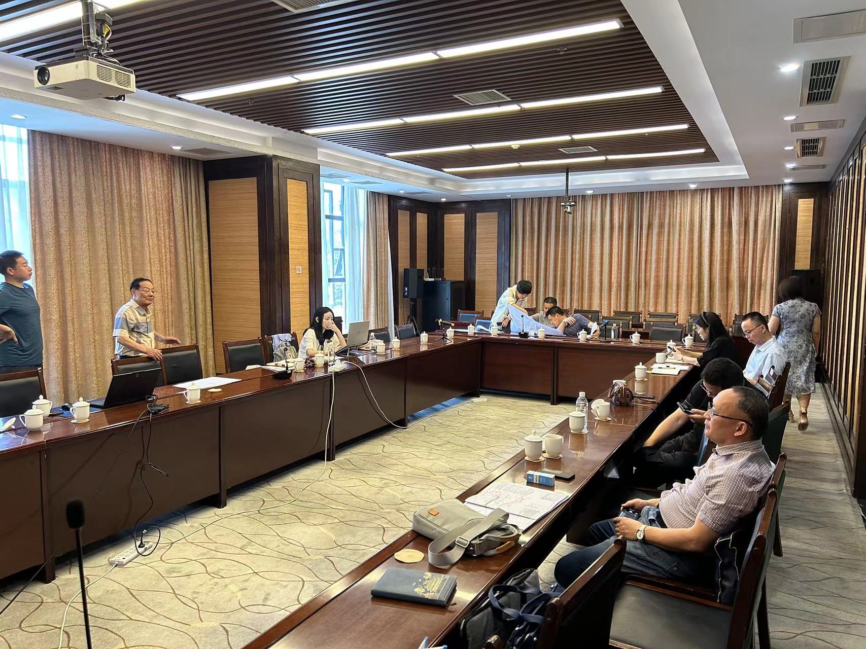 涪江右岸大英县回马防洪治理工程可研复核会议
